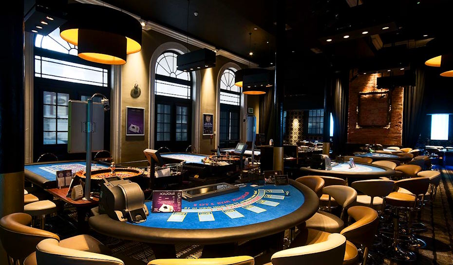 elegance of casino interiors